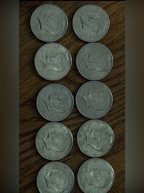 Set of 10 1971 Half Dollars